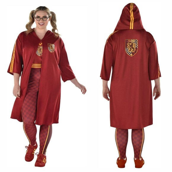 Harry Potter Womens Gryffindor Quidditch Costume Adult Plus XXL NEW - Picture 1 of 6